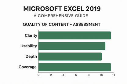 Complete Self Guided Course for Microsoft Excel 2019 User on Both Windows & Mac