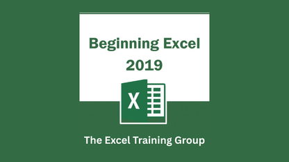 Complete Self Guided Course for Microsoft Excel 2019 User on Both Windows & Mac